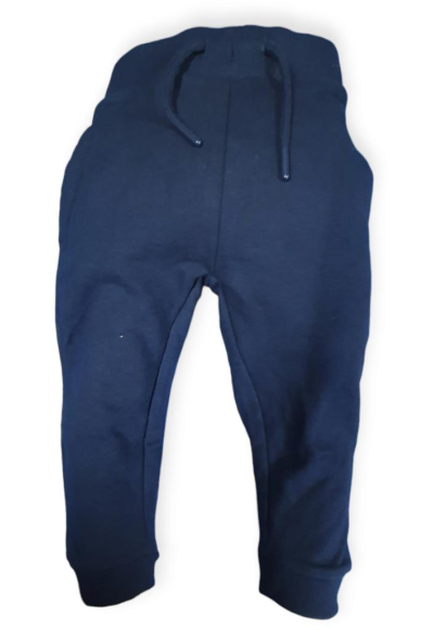 Pantaloni bambino in cotone blu.