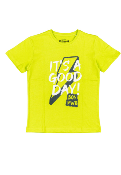 T-Shirt verde bambino