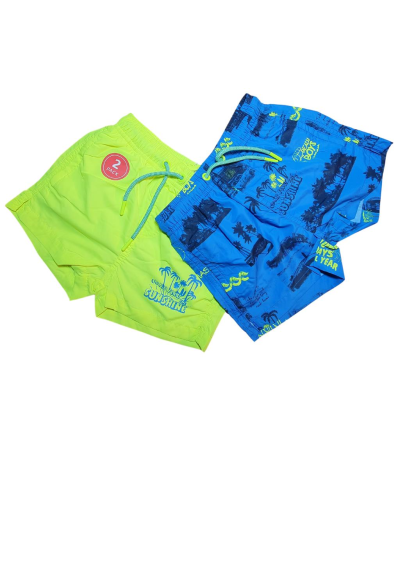 Short bambino da mare doppio pack.