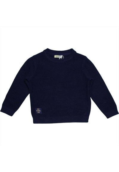 Maglione Bambino Blu Scuro "Old School 1985" - Stile e Comfort