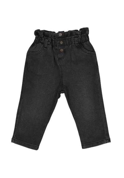 Pantaloni da bambina in jeans grigio scuro.  - Vendita online | GBMspo