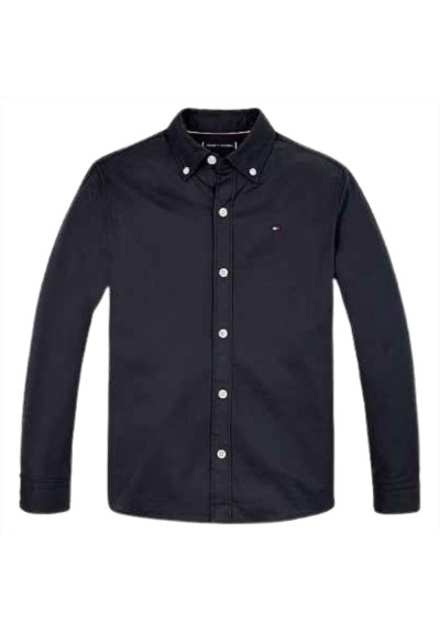 Camicia ragazzo blu della Tommy Hilfiger  - Vendita online | GBMsport.