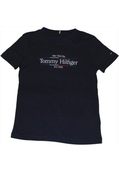 T-shirt blu scuro Bambino Tommy Hilfiger NYC  - Vendita online | GBMsp