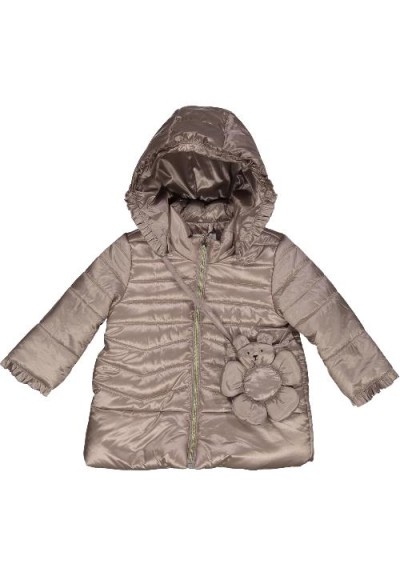 Giubbino bambina color tortora brillante  - Vendita online | GBMsport.