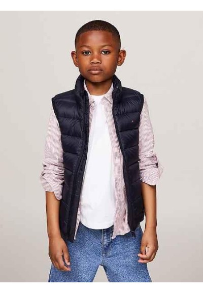 Gilet imbottito TOMMY HILFIGE leggero e aderente Essential.  - Vendita