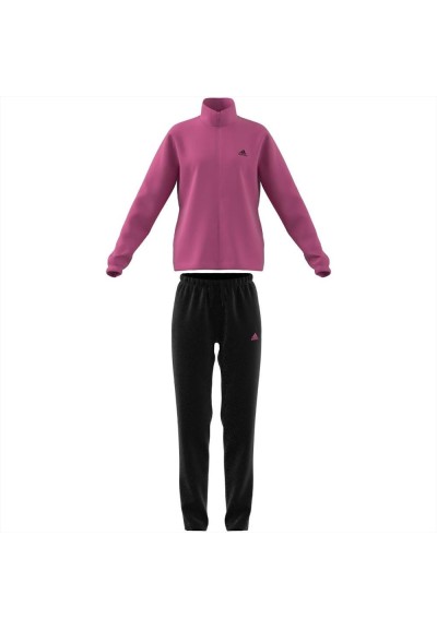 Tuta adidas ragazza fucsia-nero