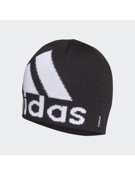 Berretto nero per tutti i giorni con logo Adidas. Berretto nero per tutti i giorni con logo Adidas.