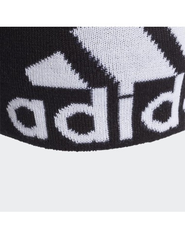 Berretto nero per tutti i giorni con logo Adidas. 2