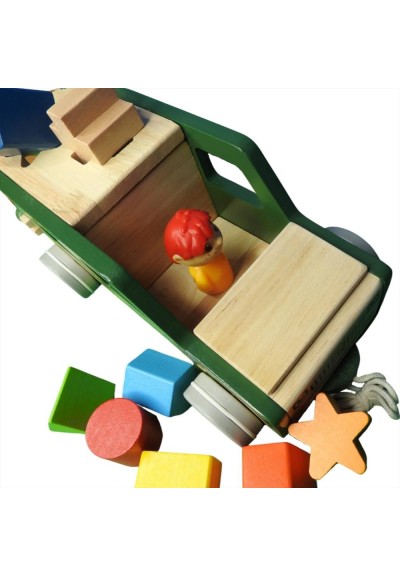 Jeep Avventura con Blocchi Educativi e Amico Rosso  - Vendita online |