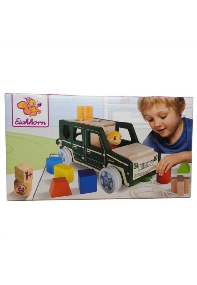 Jeep Avventura con Blocchi Educativi e Amico Rosso  - Vendita online |