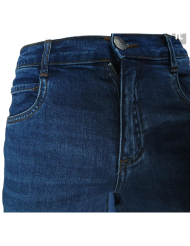 Bermuda denim medio 5 tasche. 2