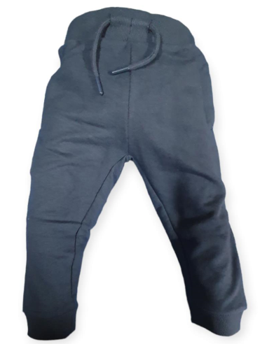 Pantaloni bambino in cotone dark blu.