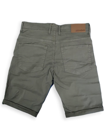 Bermuda uomo twill verde 2