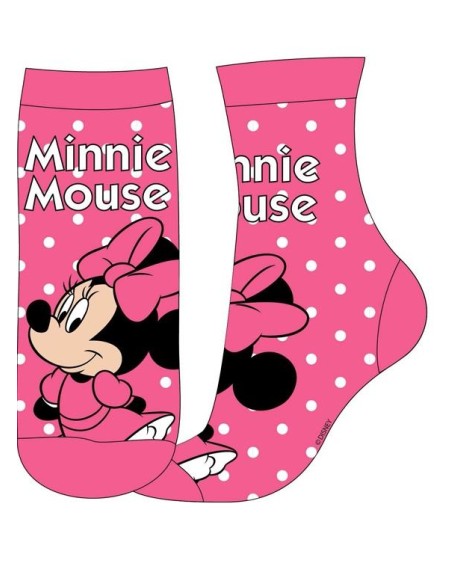 Calze caviglia rosa minnie.