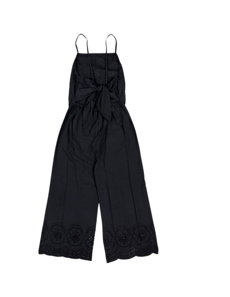 Tuta donna con pantalone a palazzo e fiocco dietro