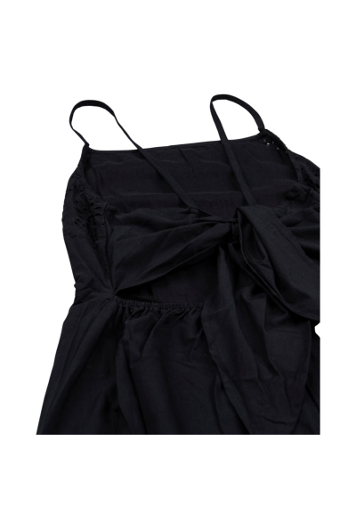 Tuta donna con pantalone a palazzo e fiocco dietro