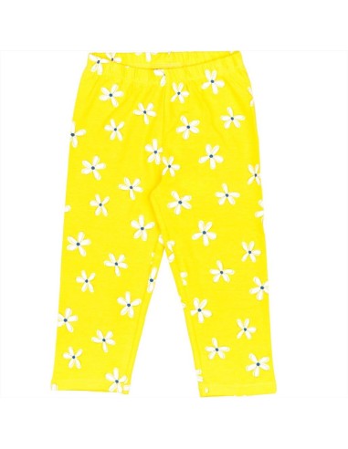 Leggings bambina stampa fiorellini.