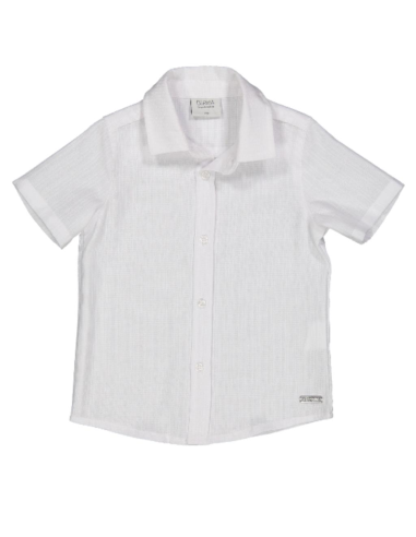 Camicia bianca  manica corta bambino