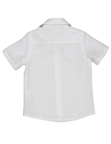 Camicia bianca  manica corta bambino 2