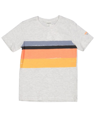 T-Shirt ragazzo bande colorate