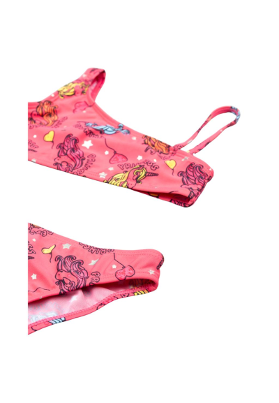 Bikini e gonna Bambina  rosa