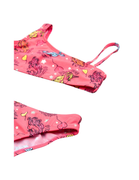 Bikini e gonna Bambina  rosa