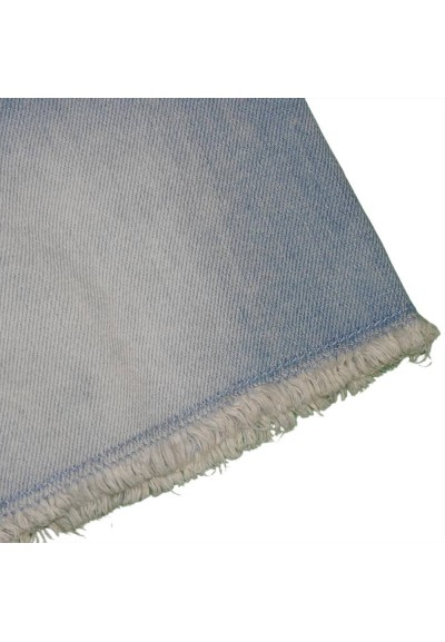 Shorts per ragazze in Denim Chiaro con Cintura Intrecciata - Stile Fre