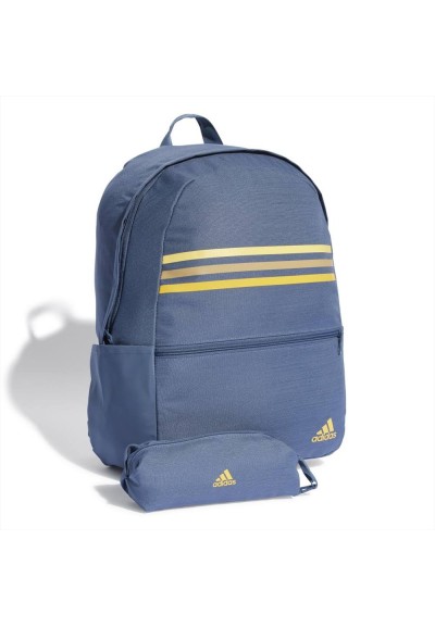 Zaino adidas: Iconiche 3 Strisce Sfumate | Tasche Extra | Materiale Ri