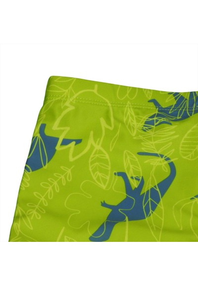 Set di Costumi da Bagno Bambino: Arancione con Dinosauro e Fluo con Di