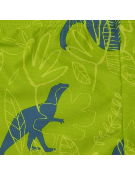 Set di Costumi da Bagno Bambino: Arancione con Dinosauro e Fluo con Di