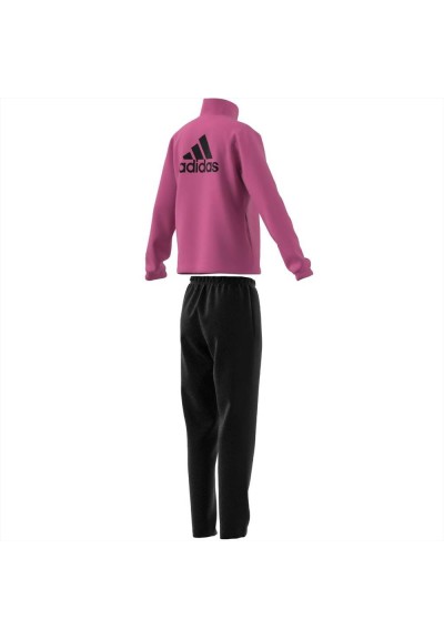 Tuta adidas ragazza fucsia-nero