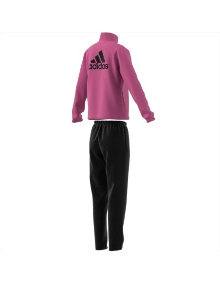 Tuta adidas ragazza fucsia-nero