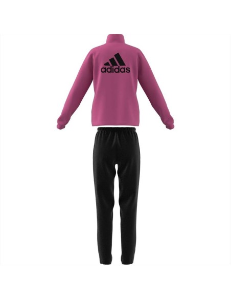 Tuta adidas ragazza fucsia-nero