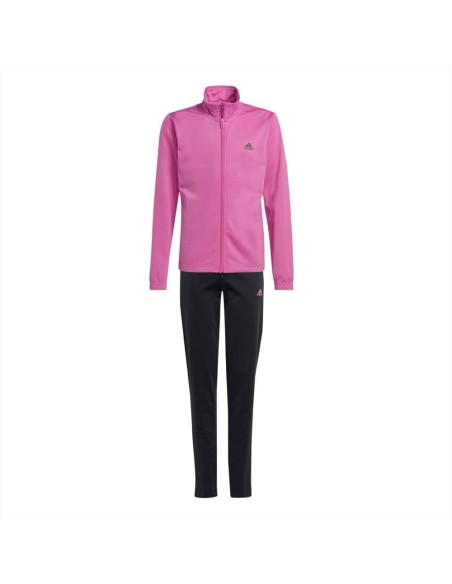 Tuta adidas ragazza fucsia-nero