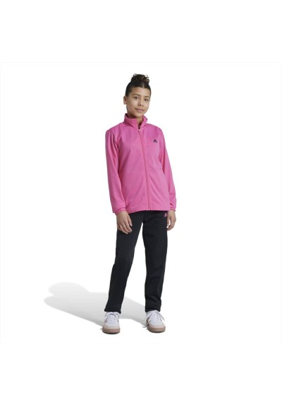 Tuta adidas ragazza fucsia-nero