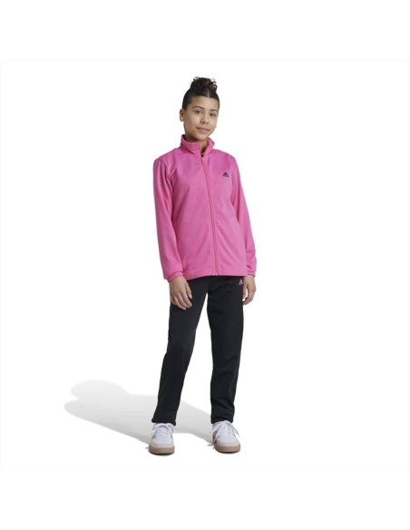 Tuta adidas ragazza fucsia-nero