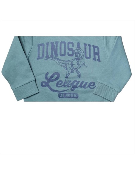 Felpa con cappuccio bambino Dinosauro color verde. Felpa con cappuccio bambino Dinosauro color verde.
