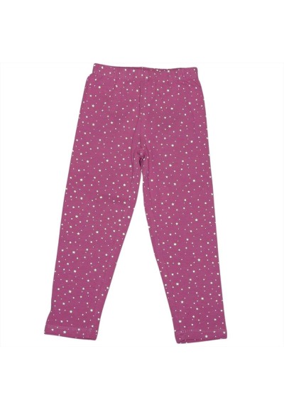 Leggings Bambina Rosa: Comodi e Adorabili con Stelline Bianche