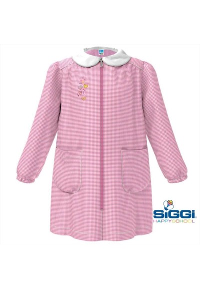 Grembiule asilo bambina SIGGI con zip