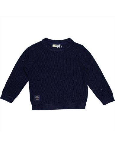 Maglione Bambino Blu Scuro "Old School 1985" - Stile e Comfort