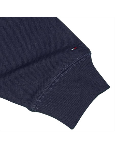 Felpa Ragazza Tommy Hilfiger - Ricamo Rosa e Bianco