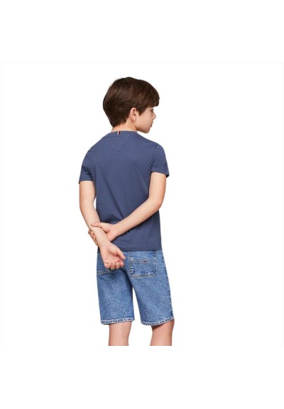 Tommy Hilfiger T-Shirt Bambino Blu "Est. 1985"  - Vendita online | GBM