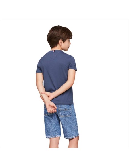 Tommy Hilfiger T-Shirt Bambino Blu "Est. 1985"  - Vendita online | GBM