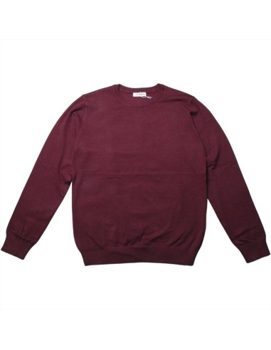 Maglione Uomo in Cotone Bordeaux - Eleganza e Comfort