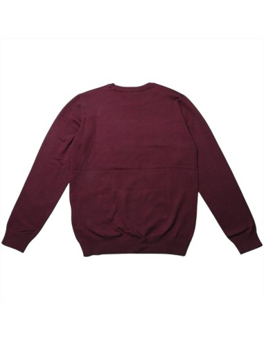 Maglione Uomo in Cotone Bordeaux - Eleganza e Comfort 2