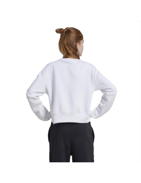 Felpa Adidas logo gommato argento