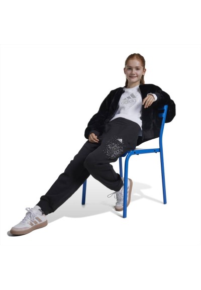 Felpa Adidas logo gommato argento