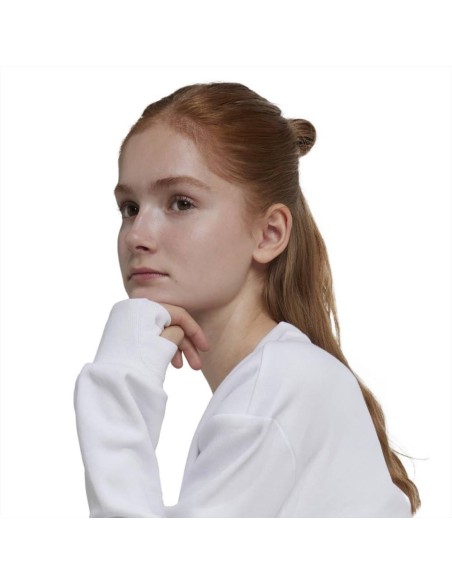 Felpa Adidas logo gommato argento