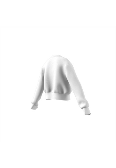 Felpa Adidas logo gommato argento