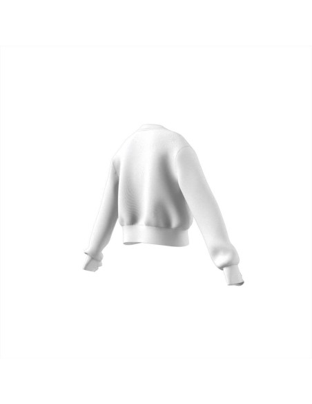 Felpa Adidas logo gommato argento